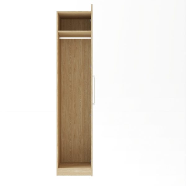 Aspen 1 Door Mirrored Wardrobe - Image 6