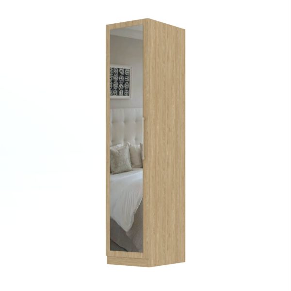 Aspen 1 Door Mirrored Wardrobe - Image 4