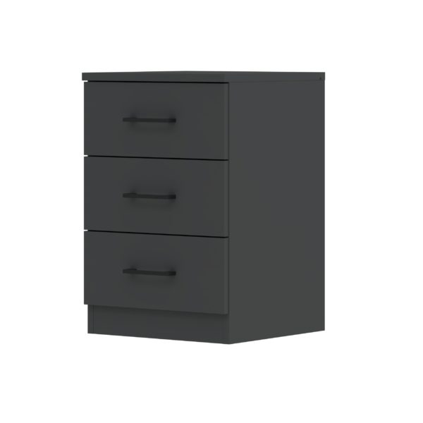 Aspen 3 Drawer Bedside