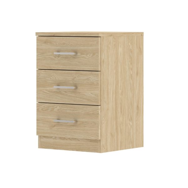 Aspen 3 Drawer Bedside - Image 2