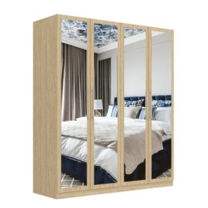 Aspen 4 Door 4 Mirror Wardrobe