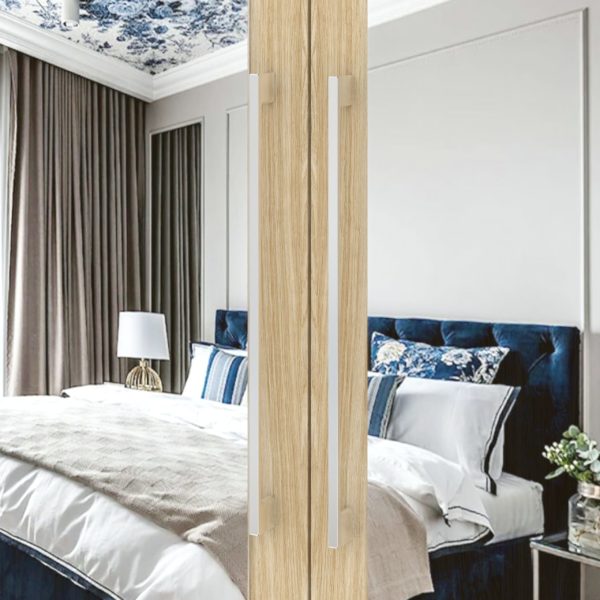 Aspen 5 Door 6 Drawer Mirrored Wardrobe - Image 6