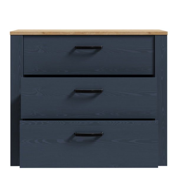 Alder 3 Drawer Chest - Image 4