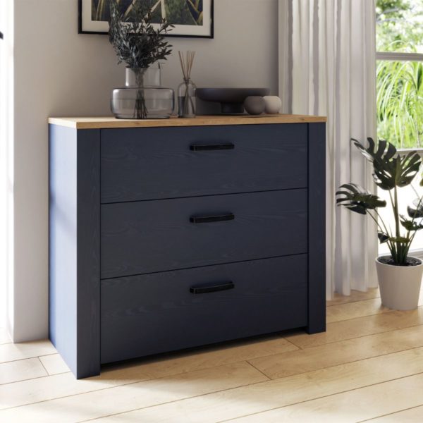 Alder 3 Drawer Chest - Image 7