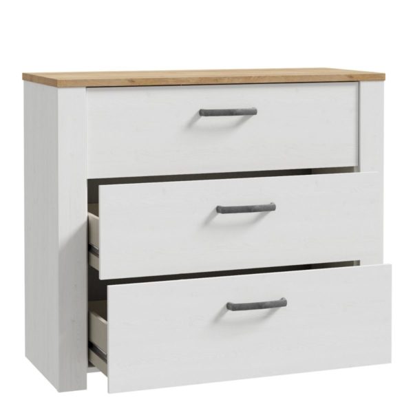 Alder 3 Drawer Chest - Image 3