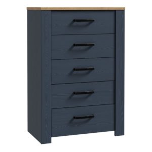 Alder 5 Drawer Narrow Chest