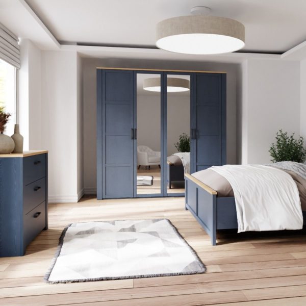 Alder 4 Door 2 Mirror Wardrobe - Image 10