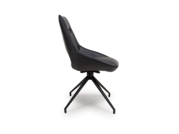 Nashville Black Swivel Chair  (Sold In Pairs - Priced Per Chair) - Image 5