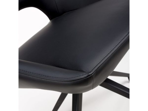 Nashville Black Swivel Chair  (Sold In Pairs - Priced Per Chair) - Image 4