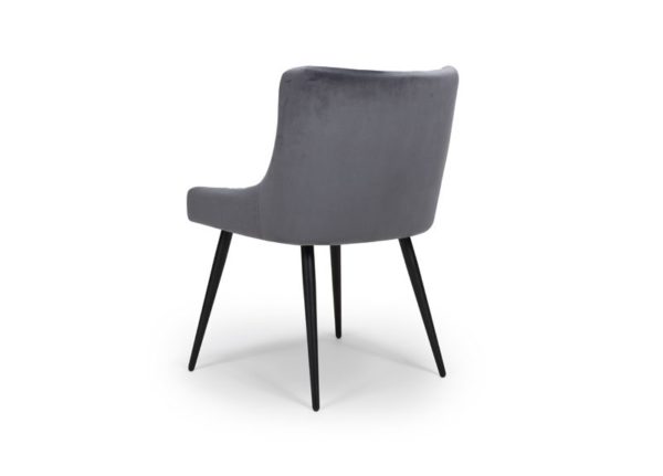 Athens Dining Chair - Grey (Sold In Pairs - Priced Per Chair) - Image 5
