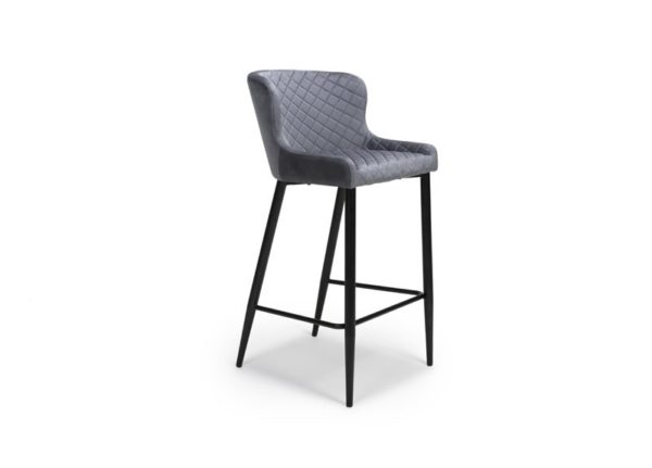 Athens Bar Stools - Grey (Sold In Pairs - Priced Per Stool) - Image 2