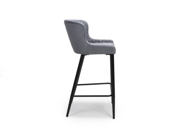 Athens Bar Stools - Grey (Sold In Pairs - Priced Per Stool) - Image 3