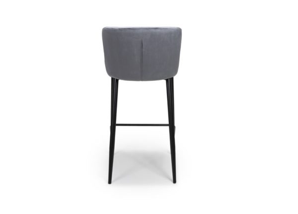 Athens Bar Stools - Grey (Sold In Pairs - Priced Per Stool) - Image 4