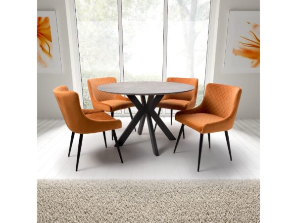 Bali 1200mm Fixed Round Dining Table - Image 3