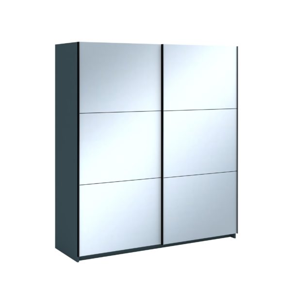 Maples Sliding Wardrobe - Anthracite - Image 3