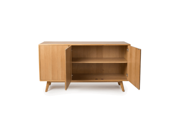Hopley Oak Sideboard 1550 x 420 x 850mm - Image 3