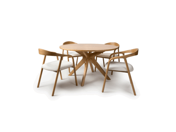 Hopley 1300mm Round Dining Table - Image 4