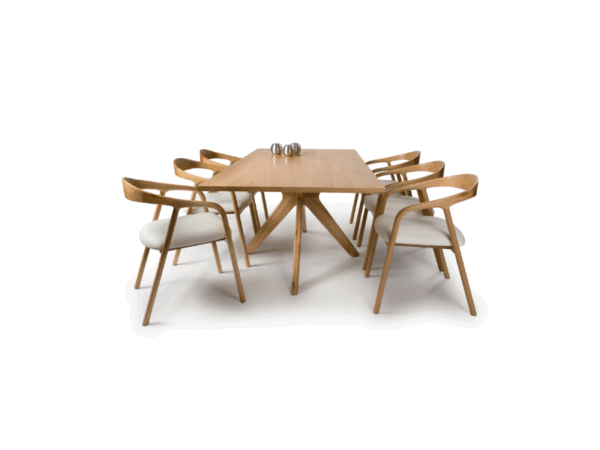 Hopley 2000mm Fixed Dining Table - Image 2