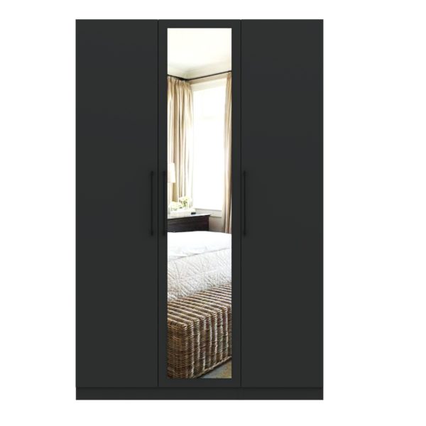 Aspen 3 Door 1 Mirror Wardrobe - Image 2