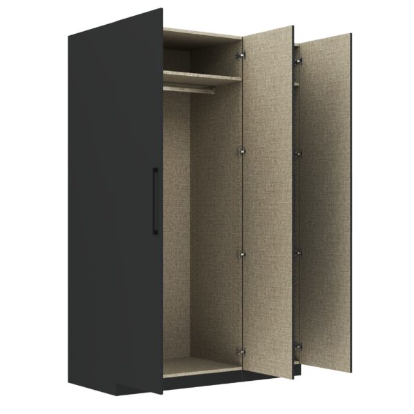 Aspen 3 Door 1 Mirror Wardrobe - Image 7