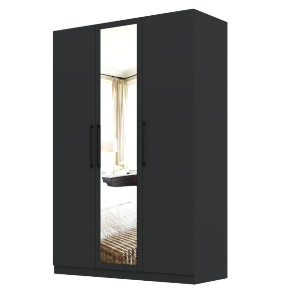 Aspen 3 Door 1 Mirror Wardrobe - Image 4