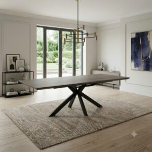 Orlando Extending Dining Table 1800-2200mm Grey