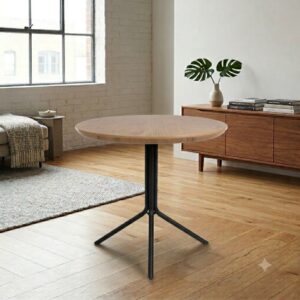 Hampton Round 800mm - Rustic Oak