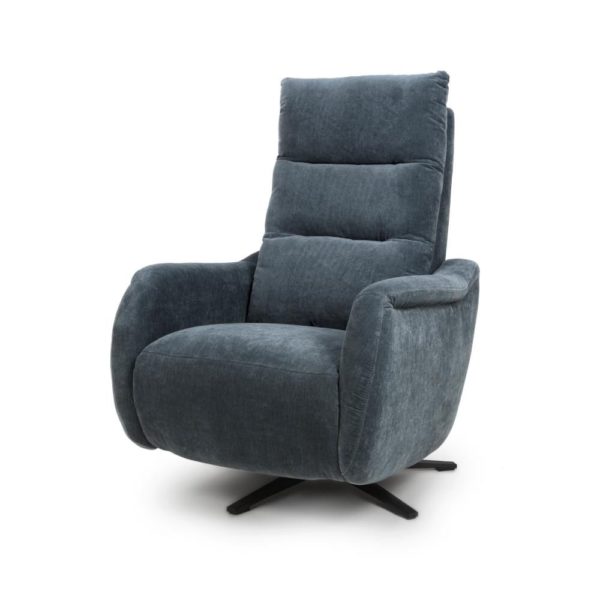 Nora Reclining Swivel Chair - Dusk - Image 5