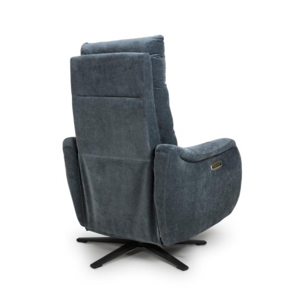 Nora Reclining Swivel Chair - Dusk - Image 7