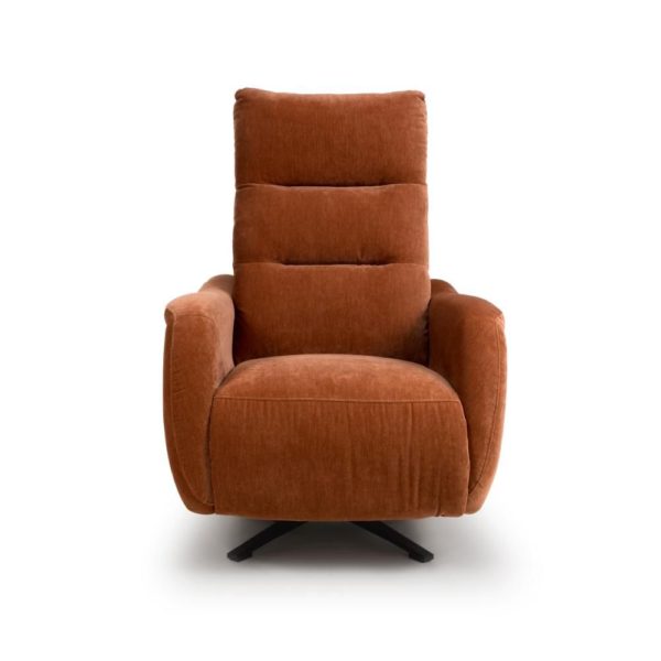 Nora Reclining Swivel Chair - Cinnamon - Image 2