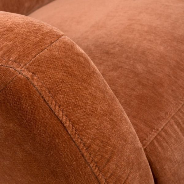Nora Reclining Swivel Chair - Cinnamon - Image 11