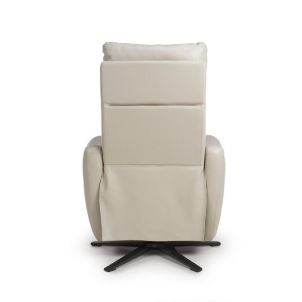 Nora Reclining Swivel Chair – Chalk - Image 6