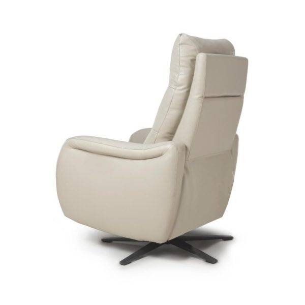 Nora Reclining Swivel Chair – Chalk - Image 8