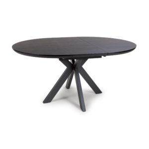 Hampton 1200-1600 Round Extending - Black Ash