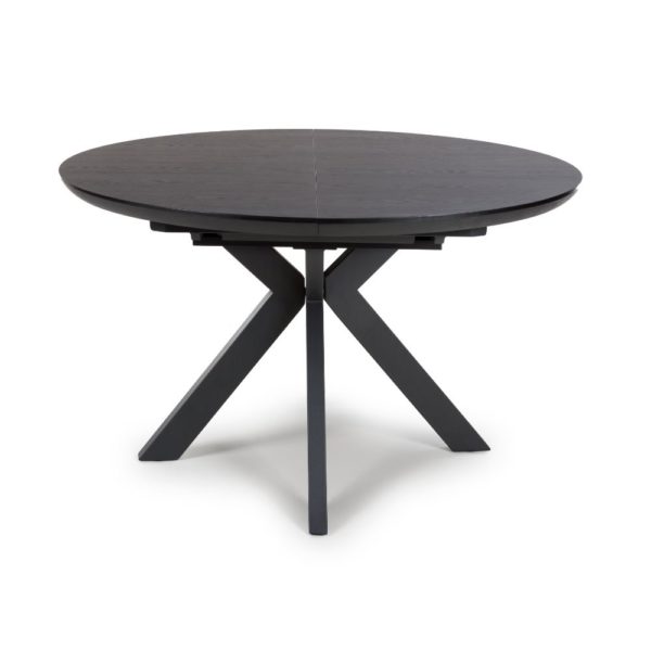 Hampton 1200-1600 Round Extending - Black Ash - Image 2