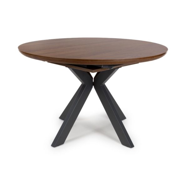 Hampton 1200-1600 Round Extending - Smoked Oak - Image 3