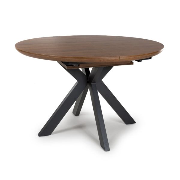 Hampton 1200-1600 Round Extending - Smoked Oak - Image 4