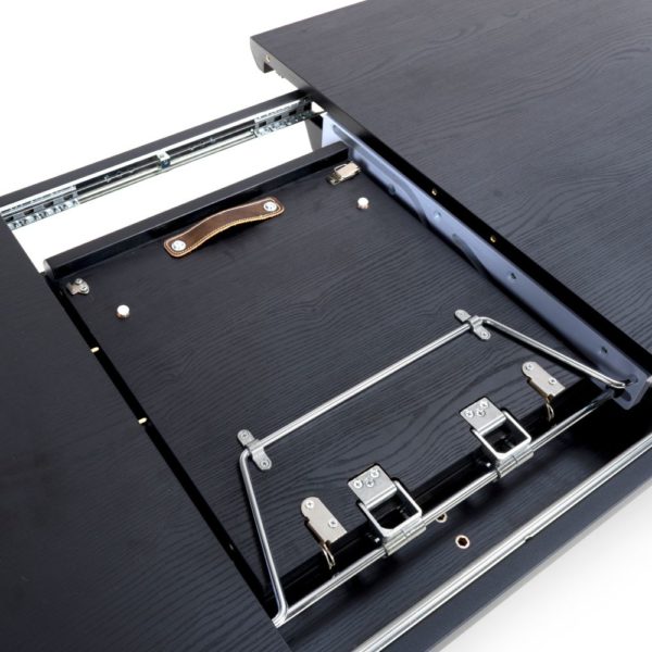 Hampton 1400-1800 Extending - Black Ash - Image 5