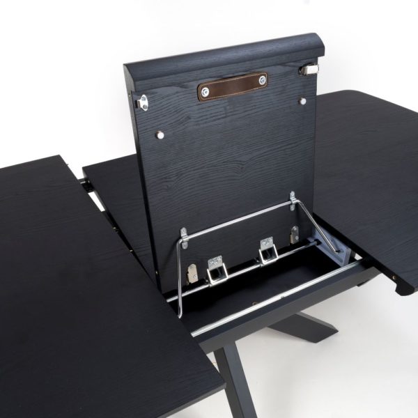 Hampton 1400-1800 Extending - Black Ash - Image 6