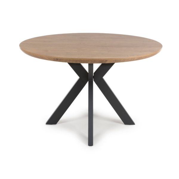 Hampton Round 1200mm - Rustic Oak - Image 2