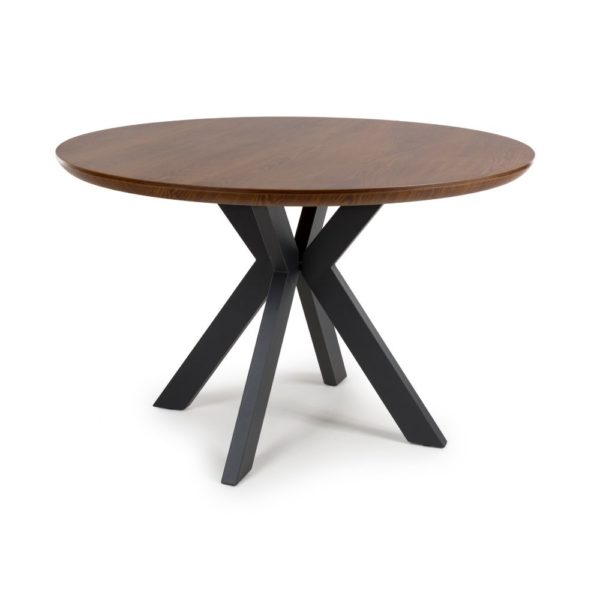 Hampton Round 1200mm - Smoked Oak - Image 2
