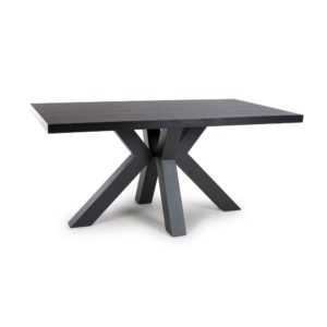 Venice 2000mm Fixed Dining Table - Black Ash