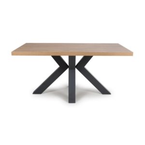 Venice 2000mm Fixed Dining Table - Rustic Oak