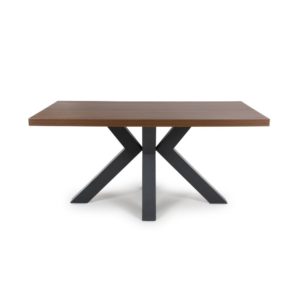 Venice 1600mm Fixed Dining Table - Smoked Oak