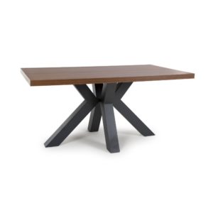 Venice 2000mm Fixed Dining Table - Smoked Oak