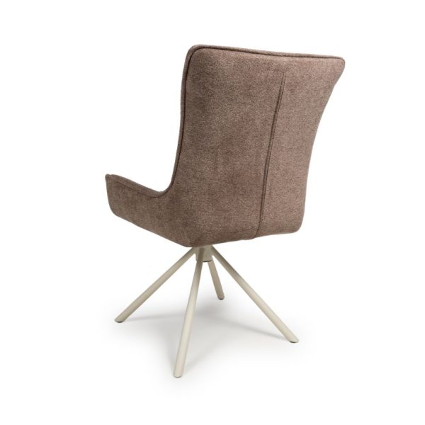Miami Swivel Dining Chair -Coffee  (Sold In Pairs - Priced Per Chair) - Image 4