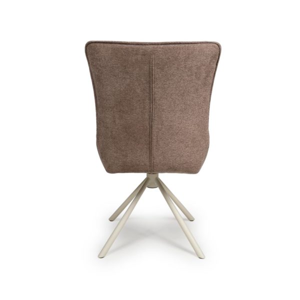 Miami Swivel Dining Chair -Coffee  (Sold In Pairs - Priced Per Chair) - Image 5