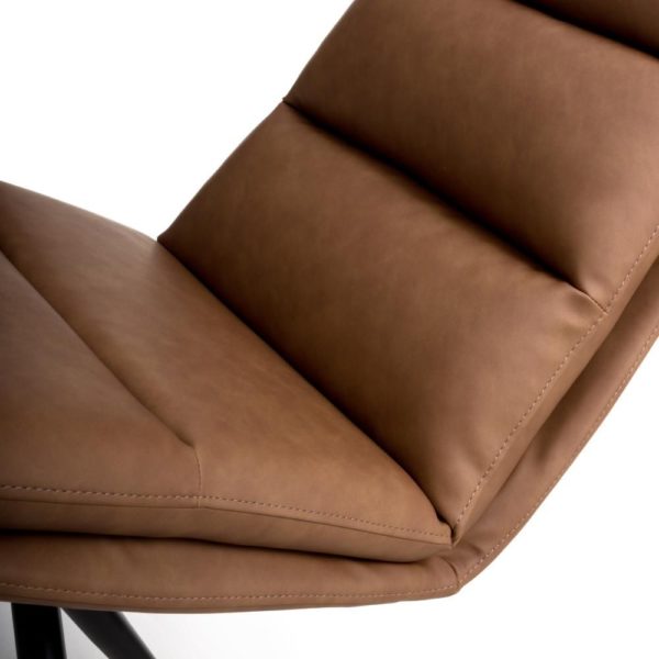 Perth Swivel Dining Chair - Tan  (Sold In Pairs - Priced Per Chair) - Image 6