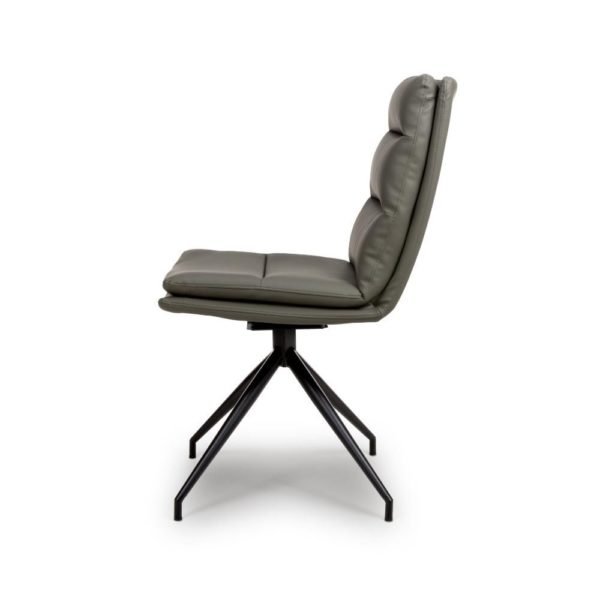 Perth Swivel Dining Chair -Truffle  (Sold In Pairs - Priced Per Chair) - Image 3