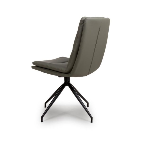Perth Swivel Dining Chair -Truffle  (Sold In Pairs - Priced Per Chair) - Image 4